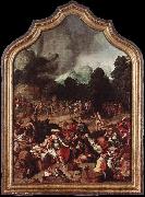 Lucas van Leyden ipping of the Golden Calf oil painting picture wholesale